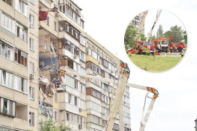 Ударной волной 'раздуло' верхние этажи