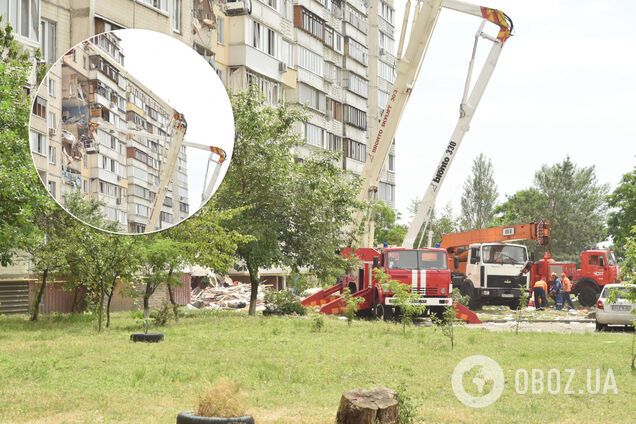 Взрыв в киевской многоэтажке