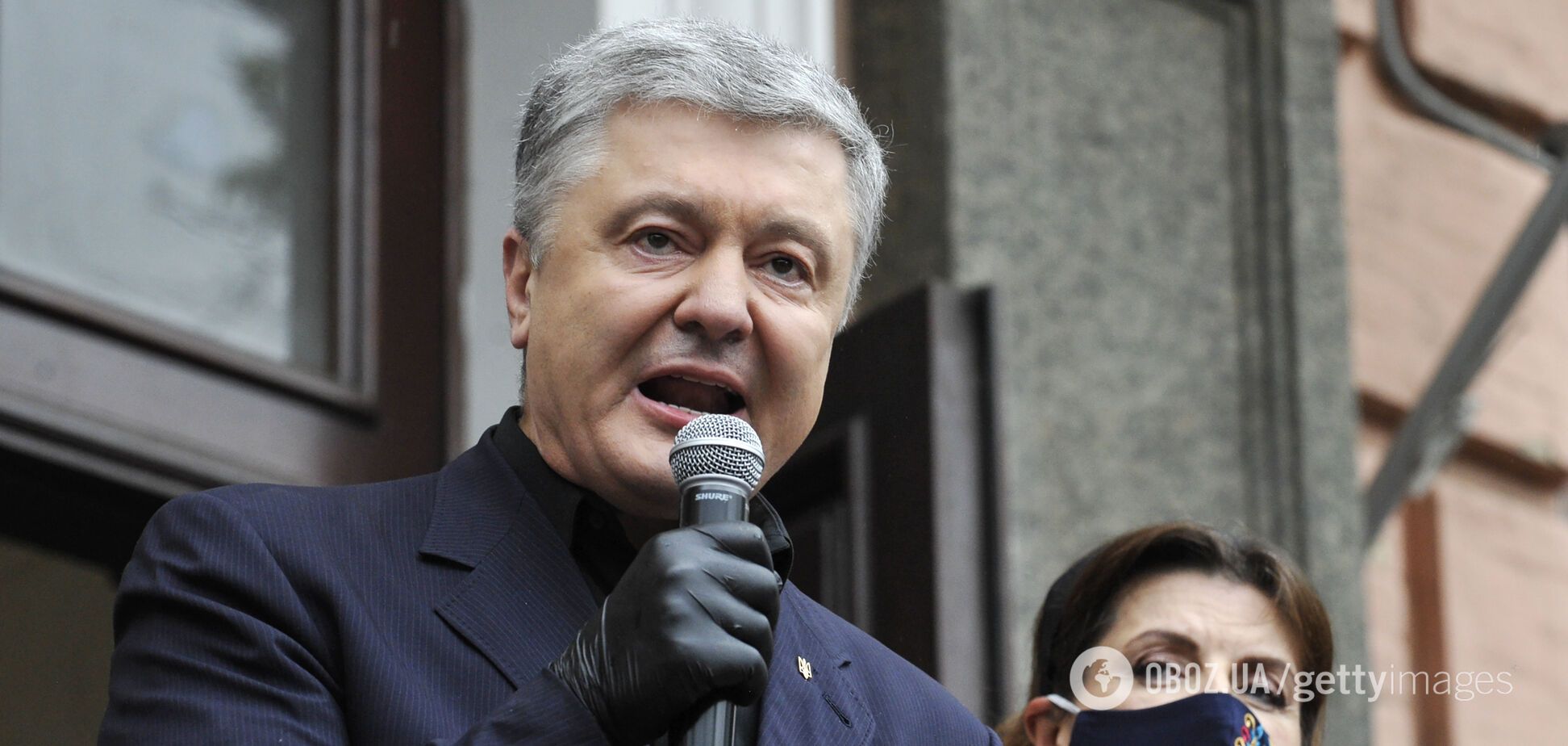 Петр Порошенко на митинге