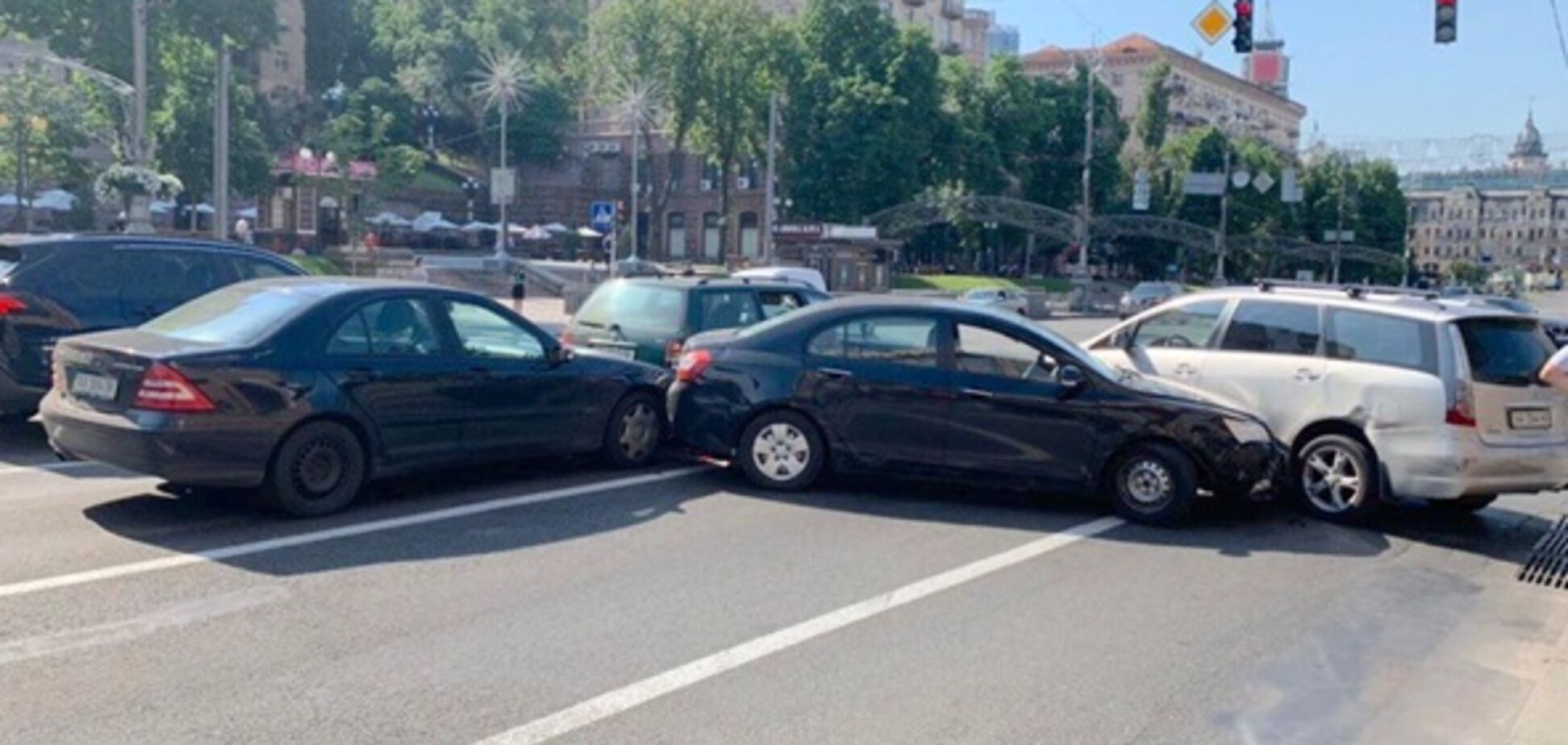 ДТП в Киеве на Крещатике