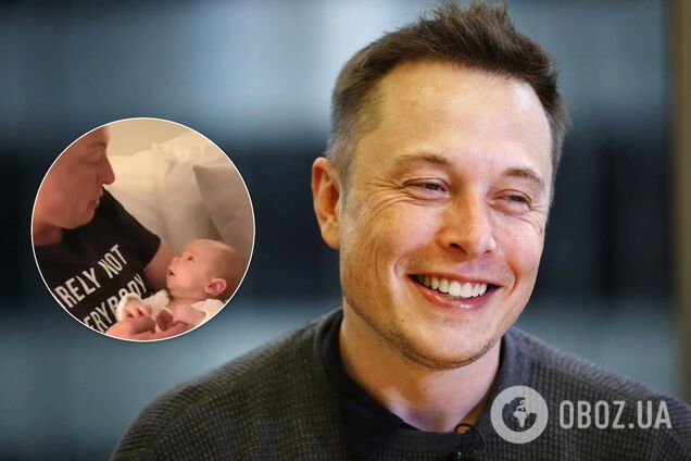 Появилось видео Илона Маска с сыном