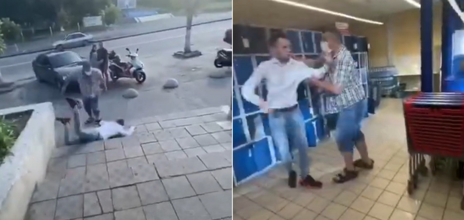 В супермаркете под Киевом парня избили палкой колбасы. Видео