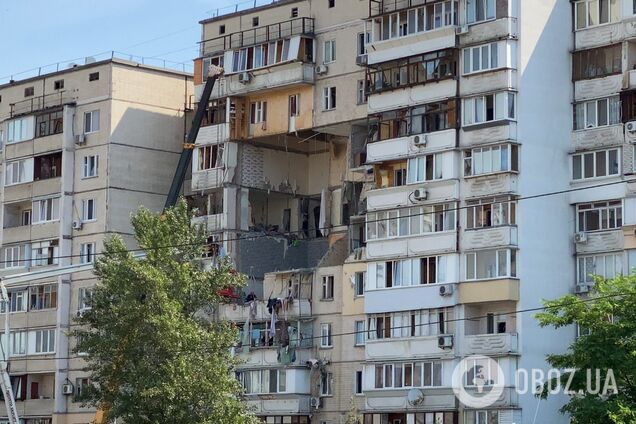 В Киеве произошел взрыв в жилом доме