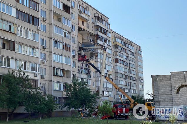 В Киеве произошел взрыв в доме
