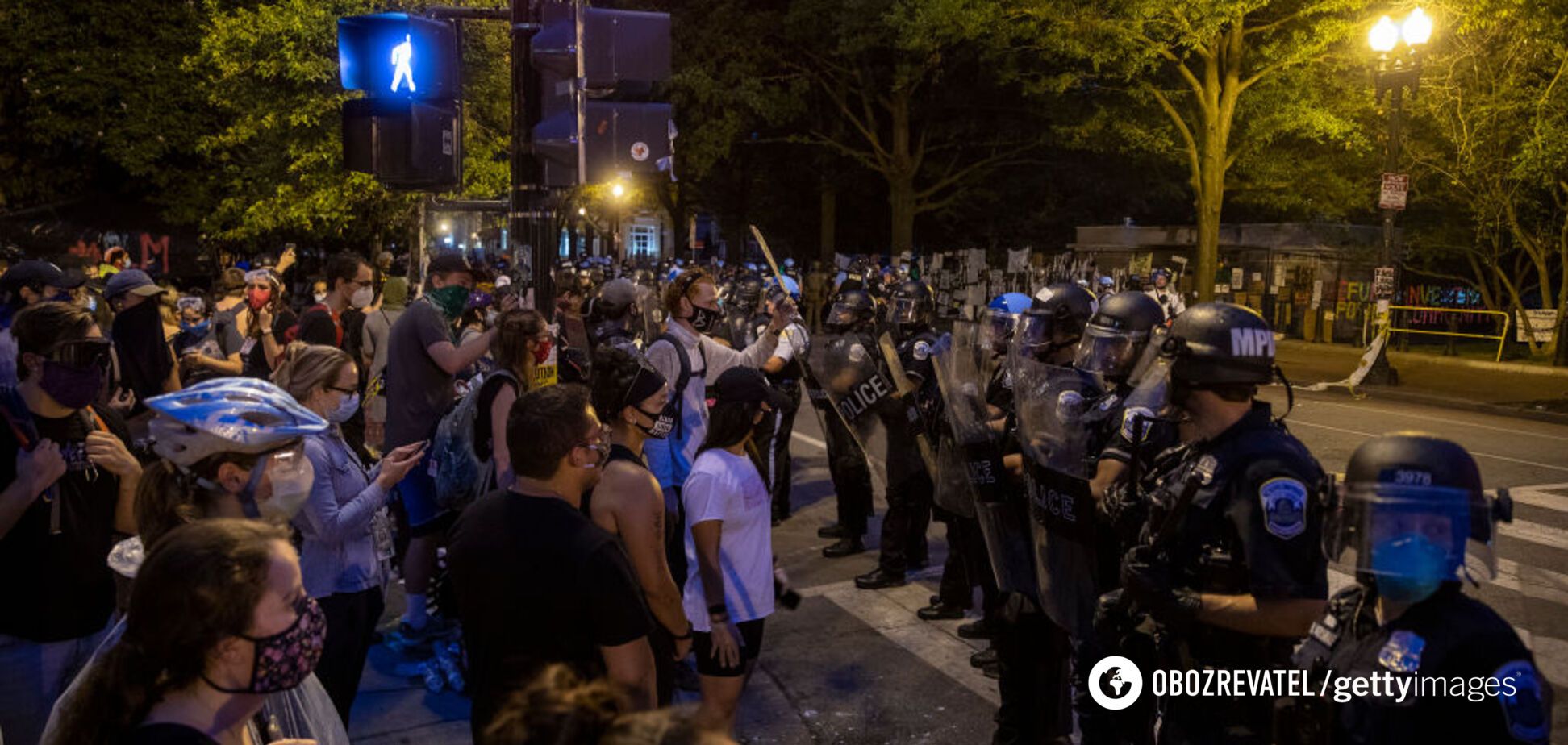 Протесты в США