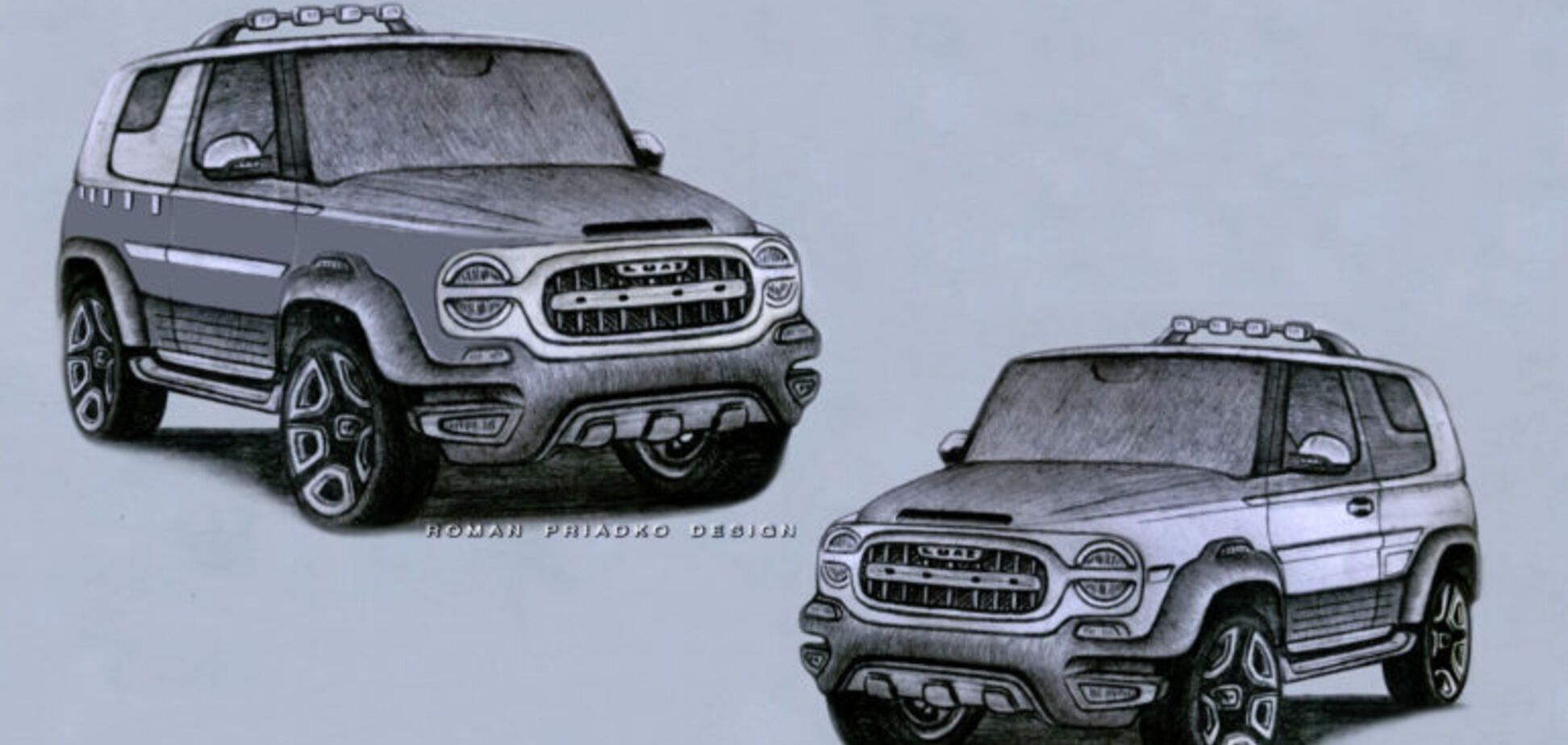 Новый украинский внедорожник ЛуАЗ сделали похожим на 'Гелик'