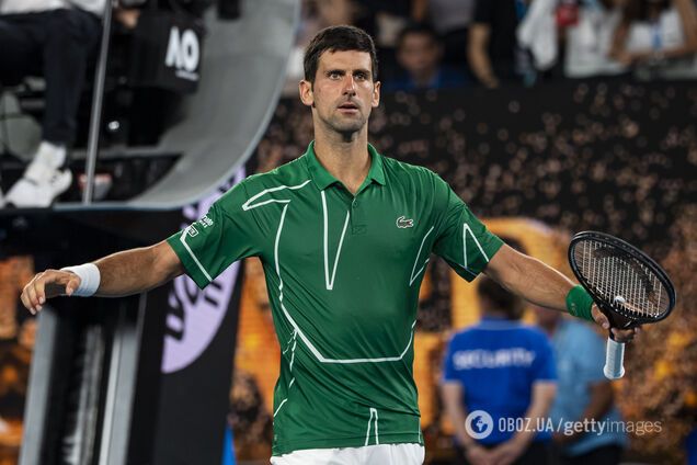 Новак Джокович на Australian Open-2020