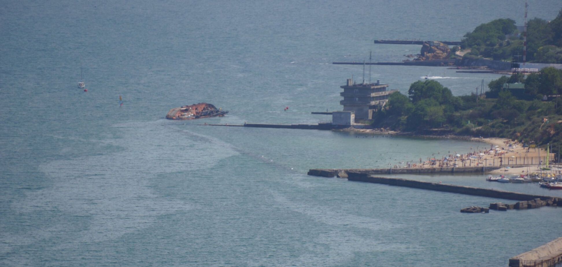 Місце катастрофи танкера Delfi