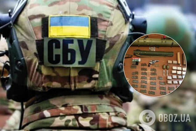 СБУ виявила арсенал зброї в Кривому Розі