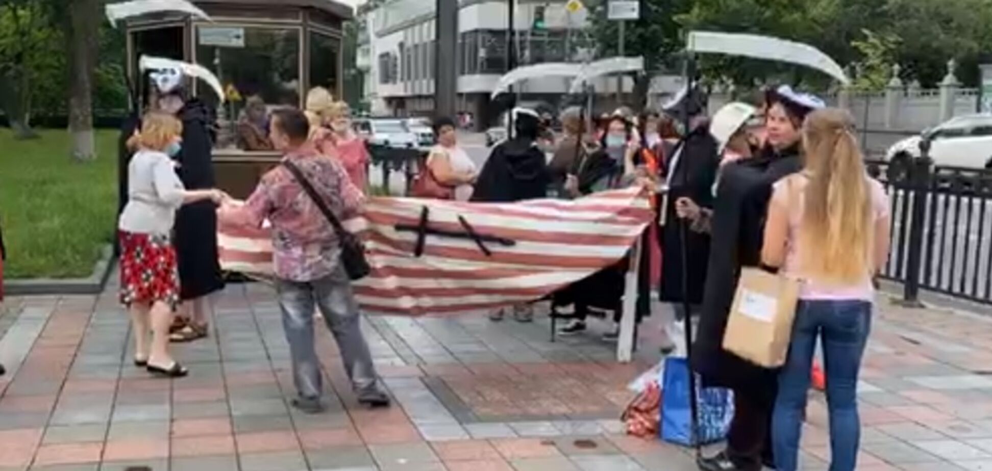 В Киеве обманутые застройщиками вкладчики собрались на акцию протеста