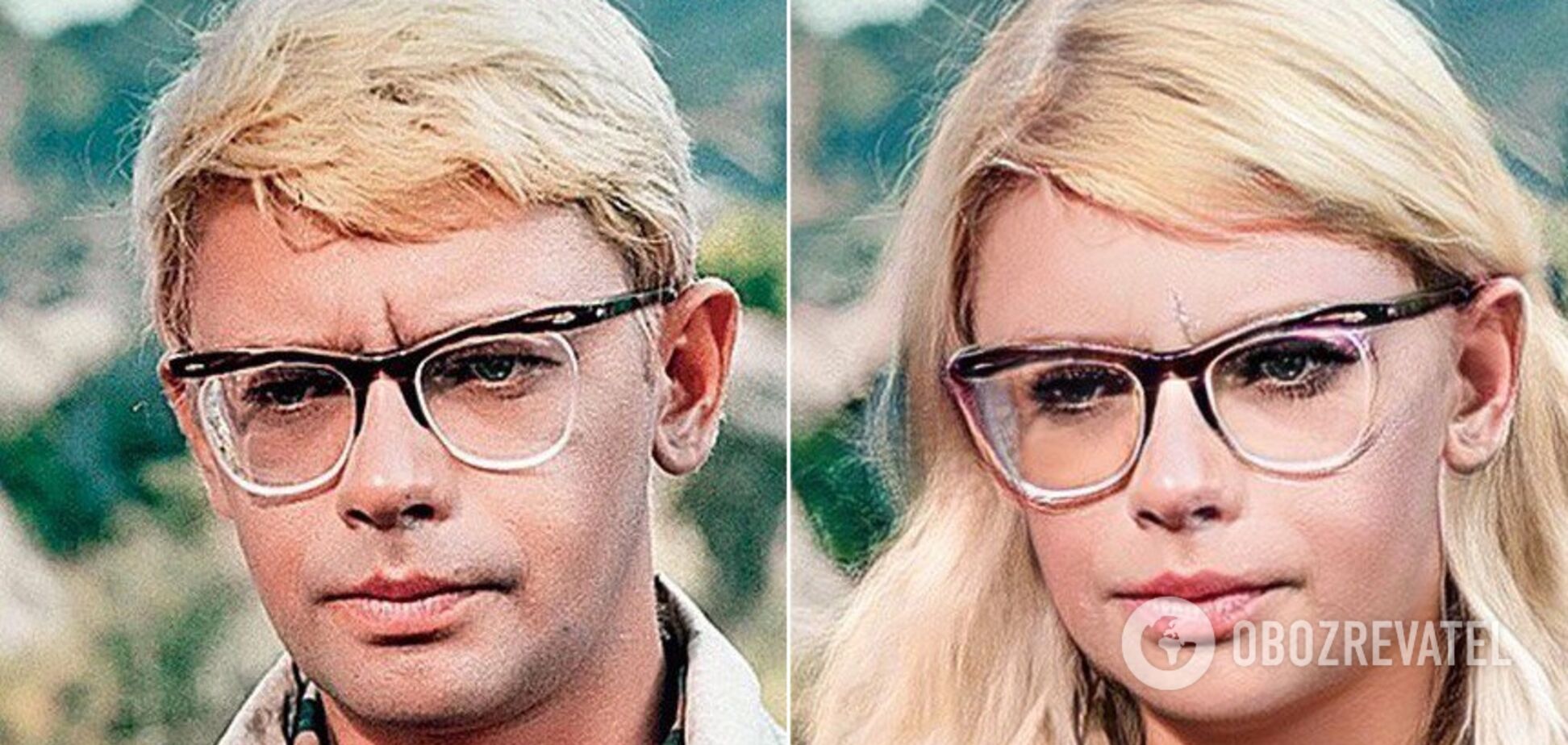 Александр Демьяненко в женском облике