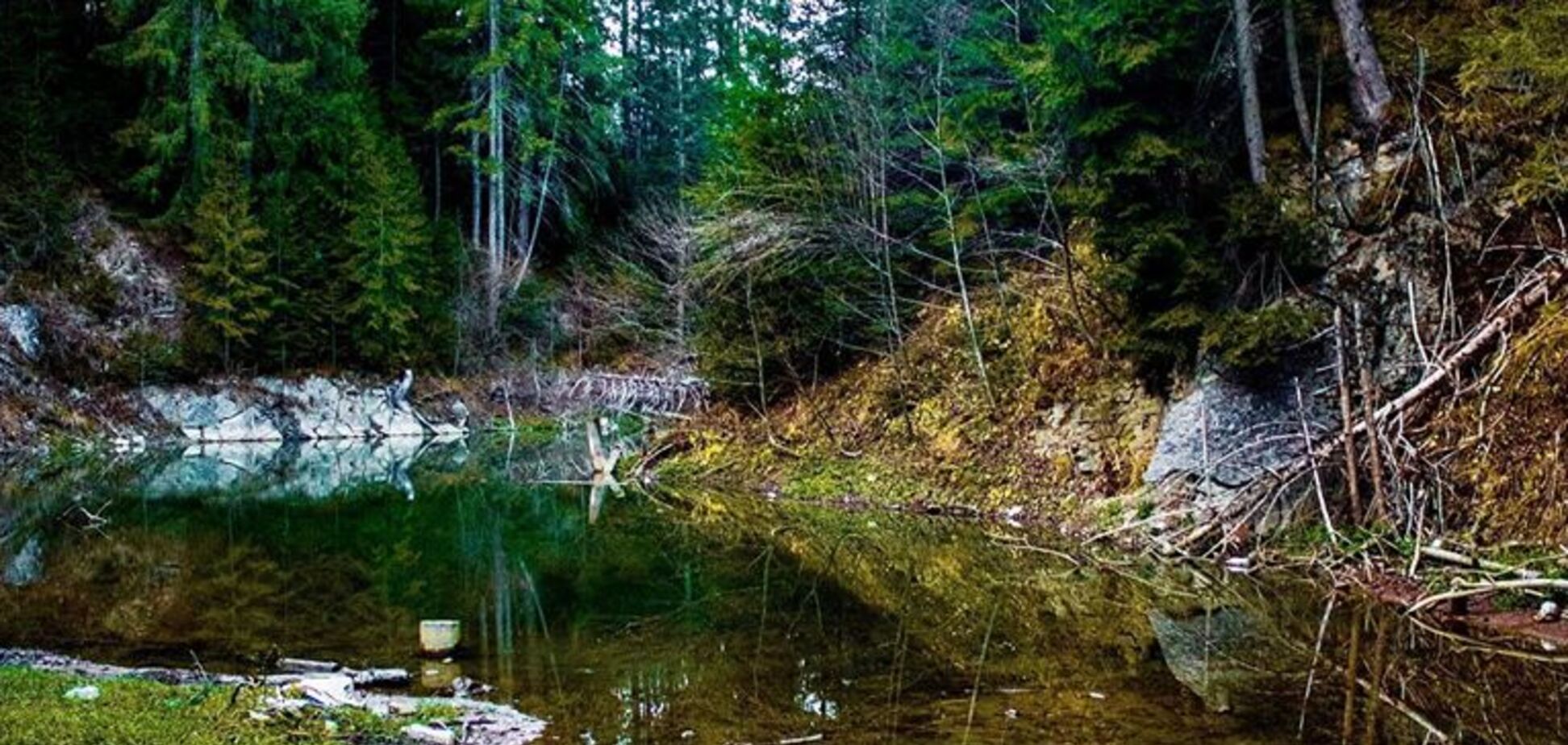 Озеро Криве, яке зникло внаслідок повені