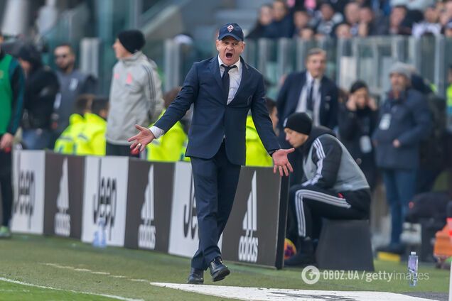 Головного тренера 'Фіорентини' Джузеппе Якін дискваліфікували за богохульство