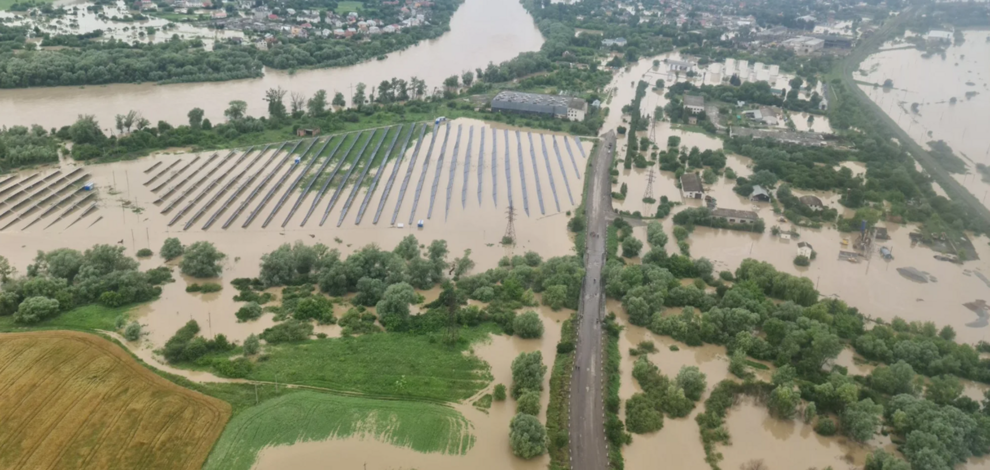 Наводнение на западе Украины