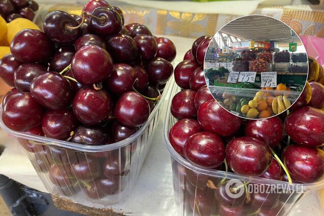В Киеве цены на черешню упали до рекордно низких отметок за лето: где дешевле всего