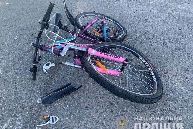 На Київщині водій збив дитину на велосипеді