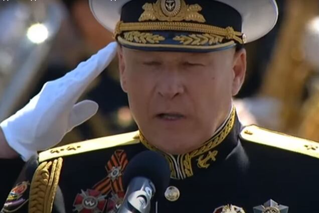 Сергей Елисеев пришел на парад в России с украинскими орденами