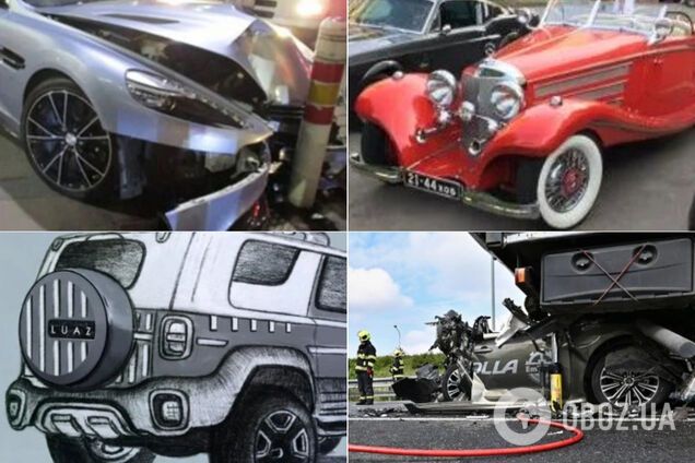 Удивительные ДТП и дорогой Mercedes в Украине