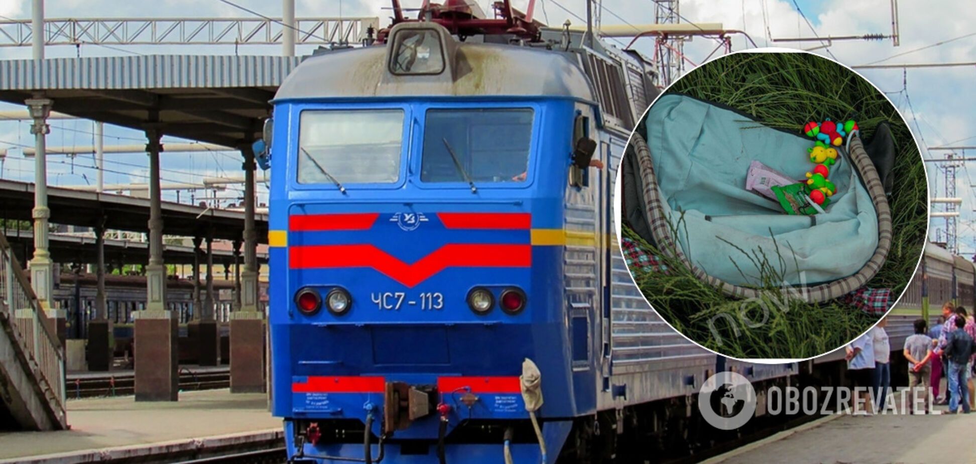 В Днепре поезд сбил коляску с полуторагодовалым ребенком: фото с места ЧП