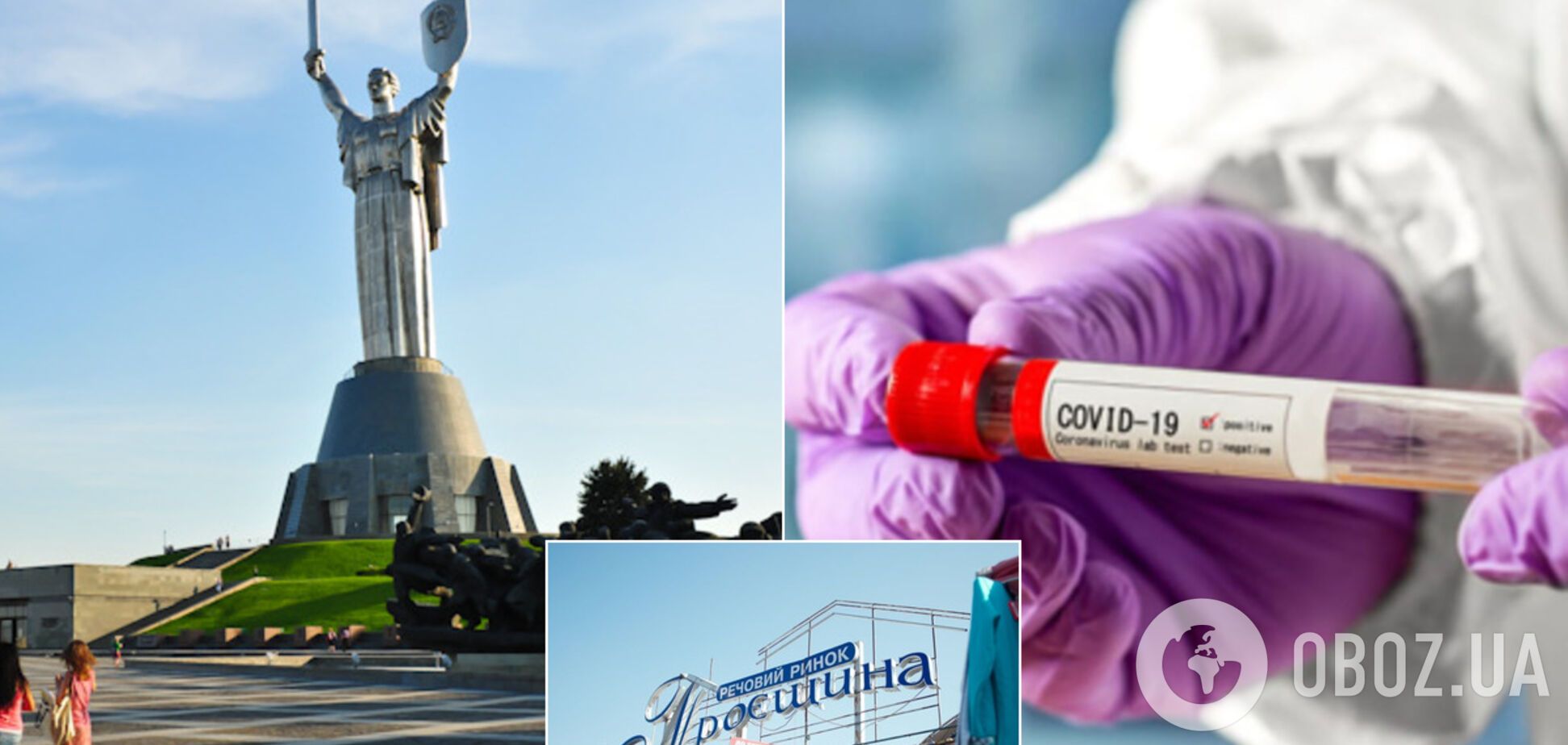 В Киеве на Троещинском рынке произошла вспышка коронавируса