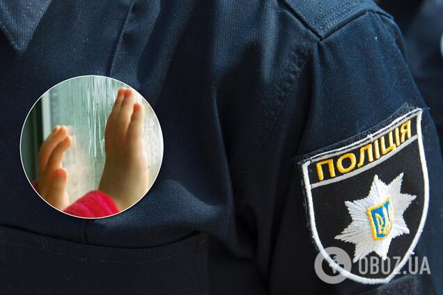 В Киеве трехлетний мальчик выпал из окна девятого этажа и погиб. Иллюстрация