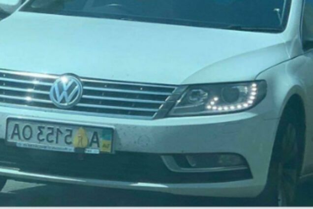 Украинец оригинально замаскировал номер авто от камер автофиксации