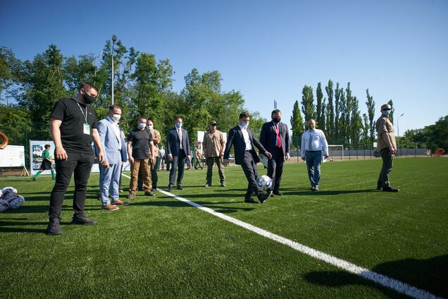 Володимир Зеленський зіграв у футбол