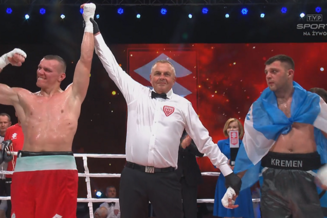 Украинский боксер потерпел разгромное поражение в Польше, попав в нокдаун