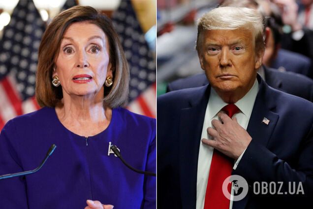 Ненсі Пелосі і Дональд Трамп