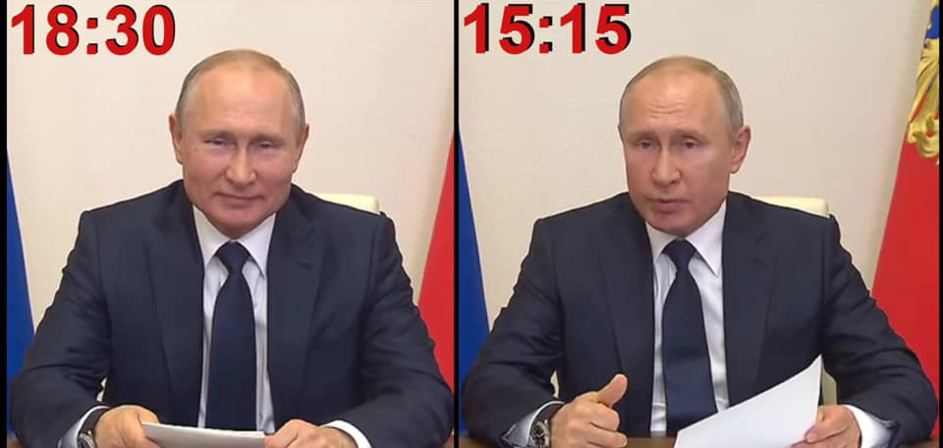 Путин и двойник