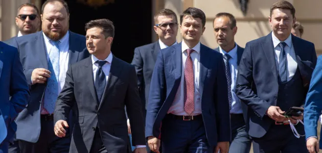 Владимир Зеленский и его команда