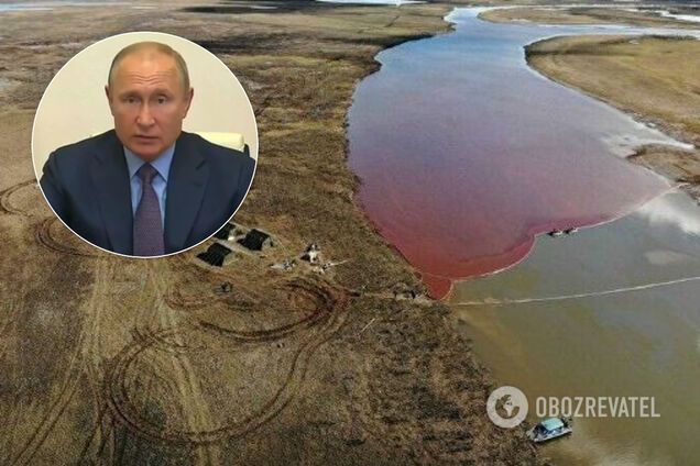Масштабный разлив топлива в Норильске разозлил Путина. Видео