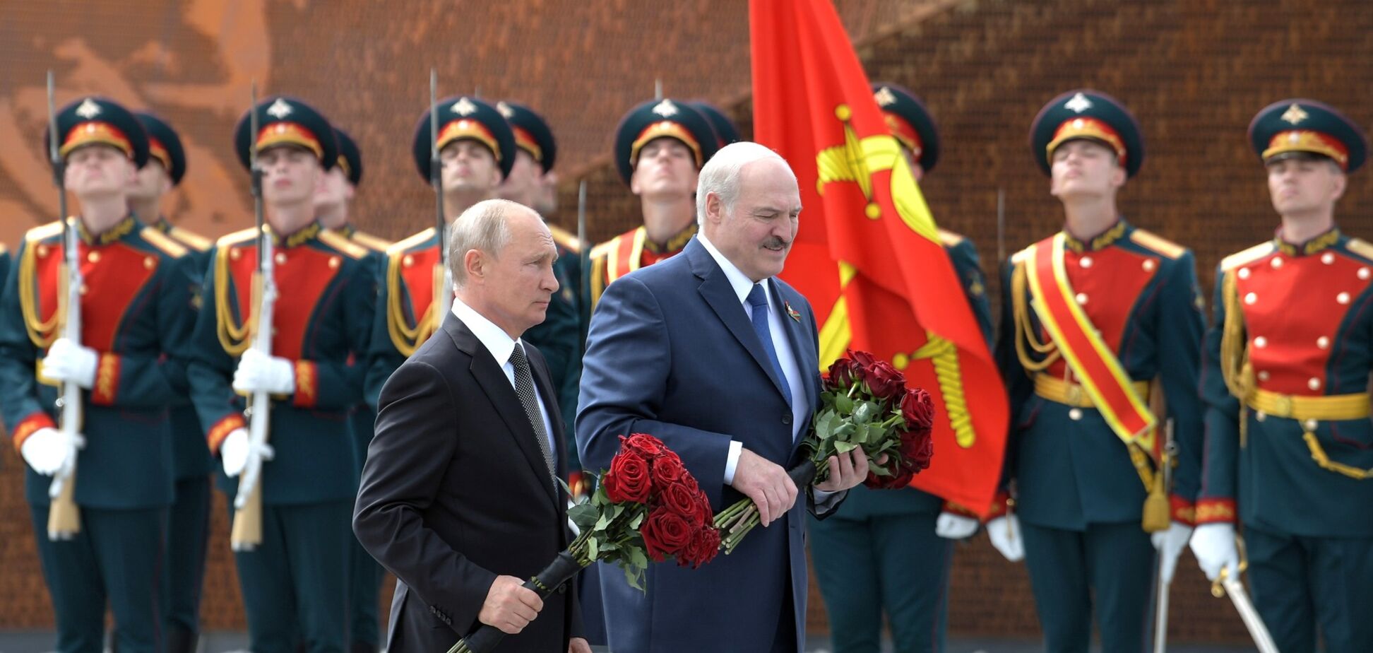 Владимир Путин и Александр Лукашенко