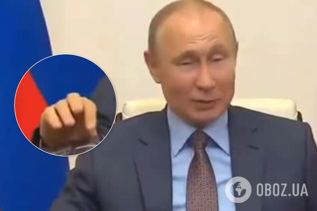 Сеть озадачил неожиданный жест Путина на совещании: видео