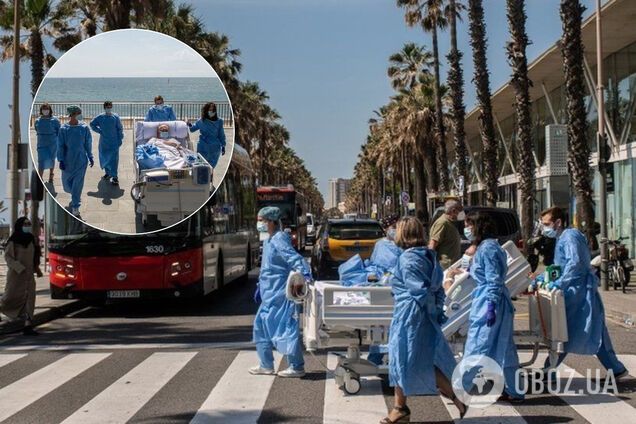 В Испании больным COVID-19 устроили 'моретерапию'. Фото