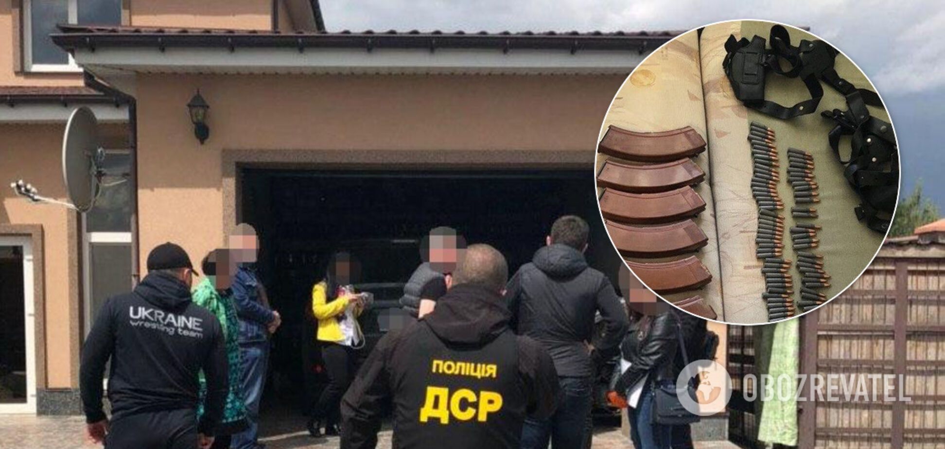 Полиция провела обыски у фигурантов перестрелки в Броварах: изъяты ножи и пистолеты