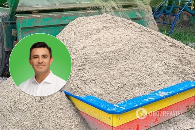 Тищенко похвалився облаштуванням київських пісочниць: у мережі потролили нардепа. Фото