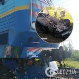 На Запорожье поезд протаранил автомобиль: есть жертвы