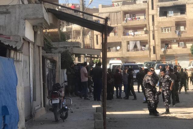 Взрыв в городе Эль-Камышлы