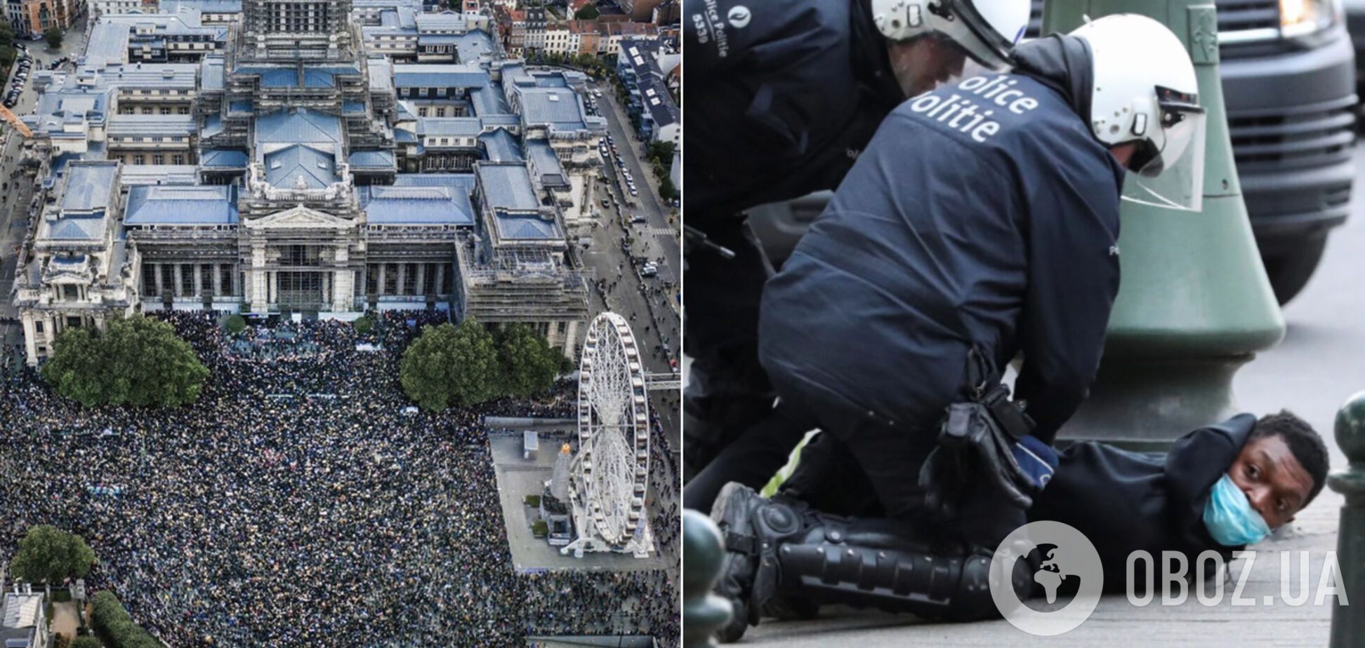 Протесты в Брюсселе