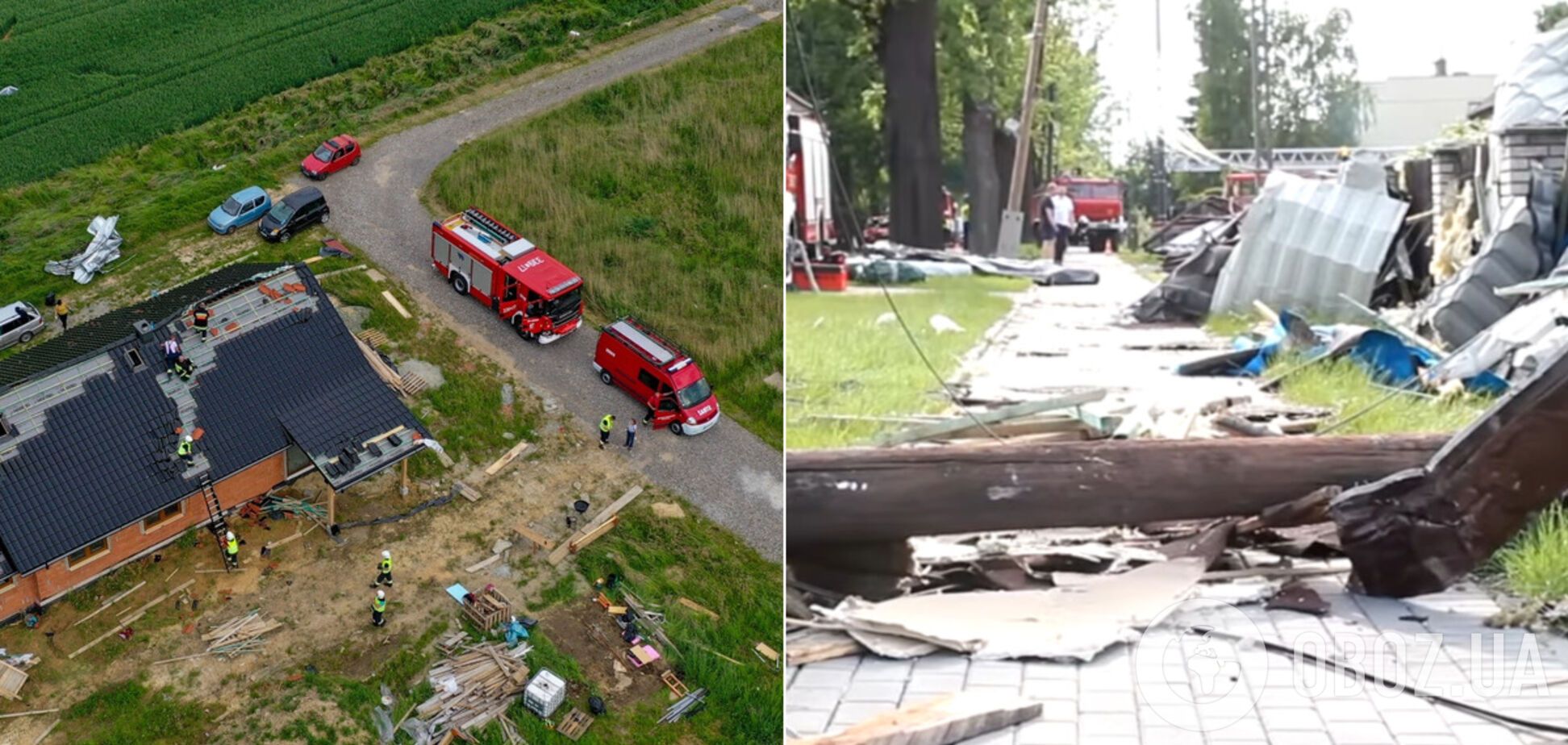 Последствия смерча в Канюве