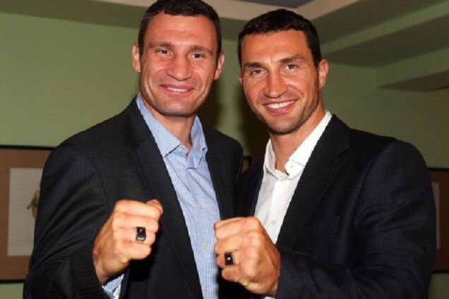 Братья Кличко посоревновались между собой - фотофакт