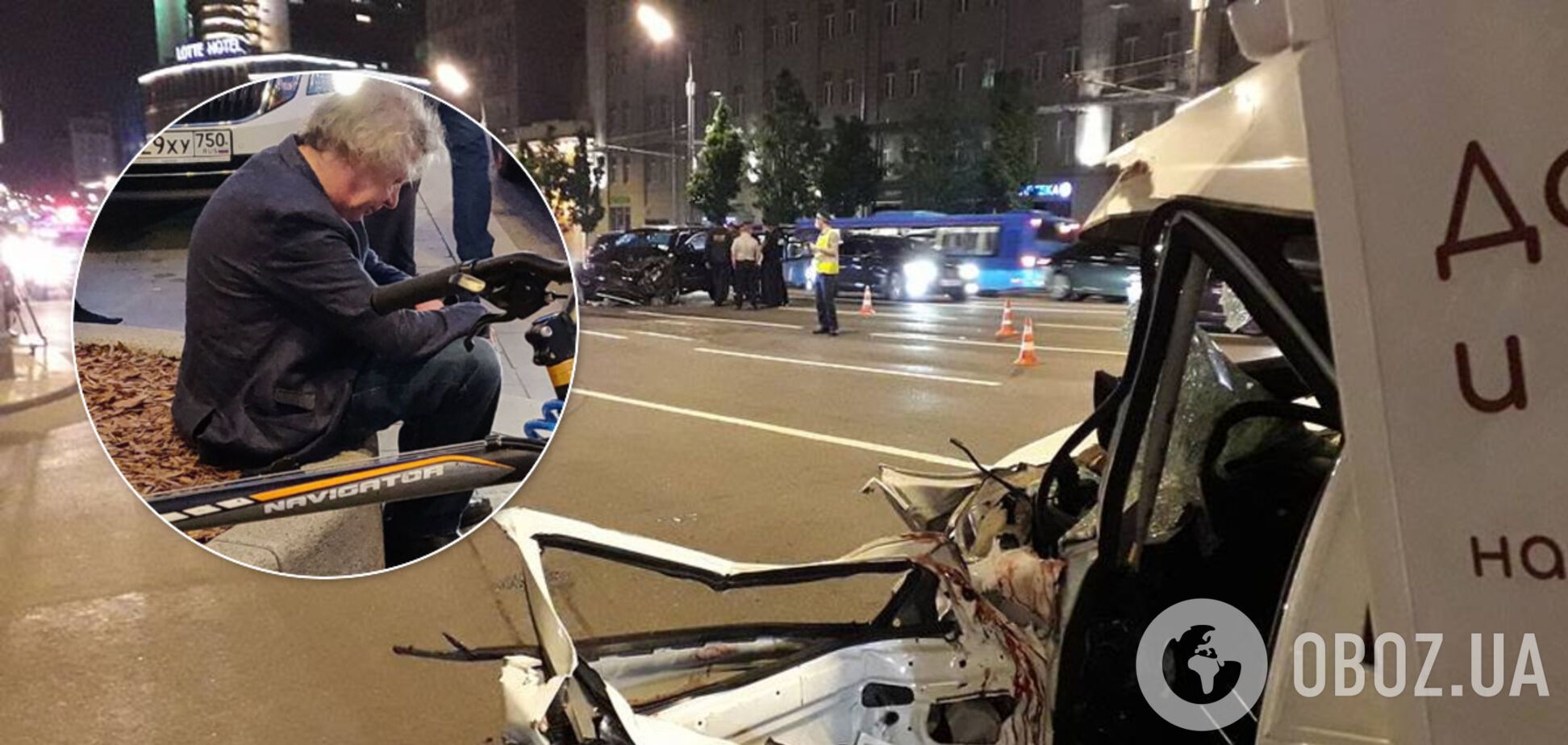 Михаил Ефремов на момент аварии был сильно пьян