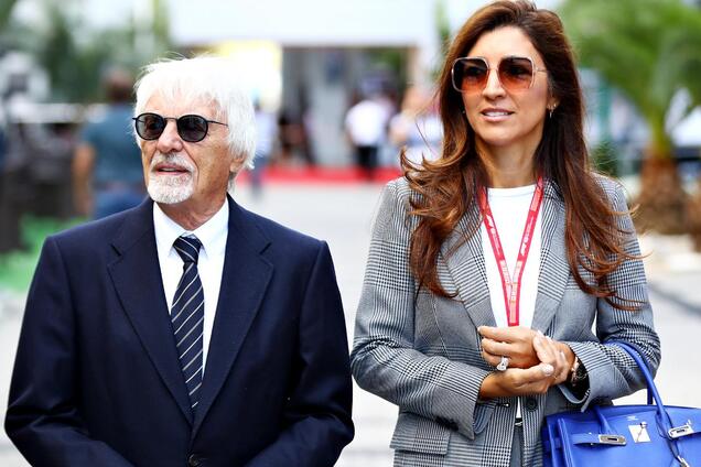 Берни Экклстоун и Фабиана Флози