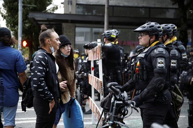 Полиция Сиэтла разогнала протестующих