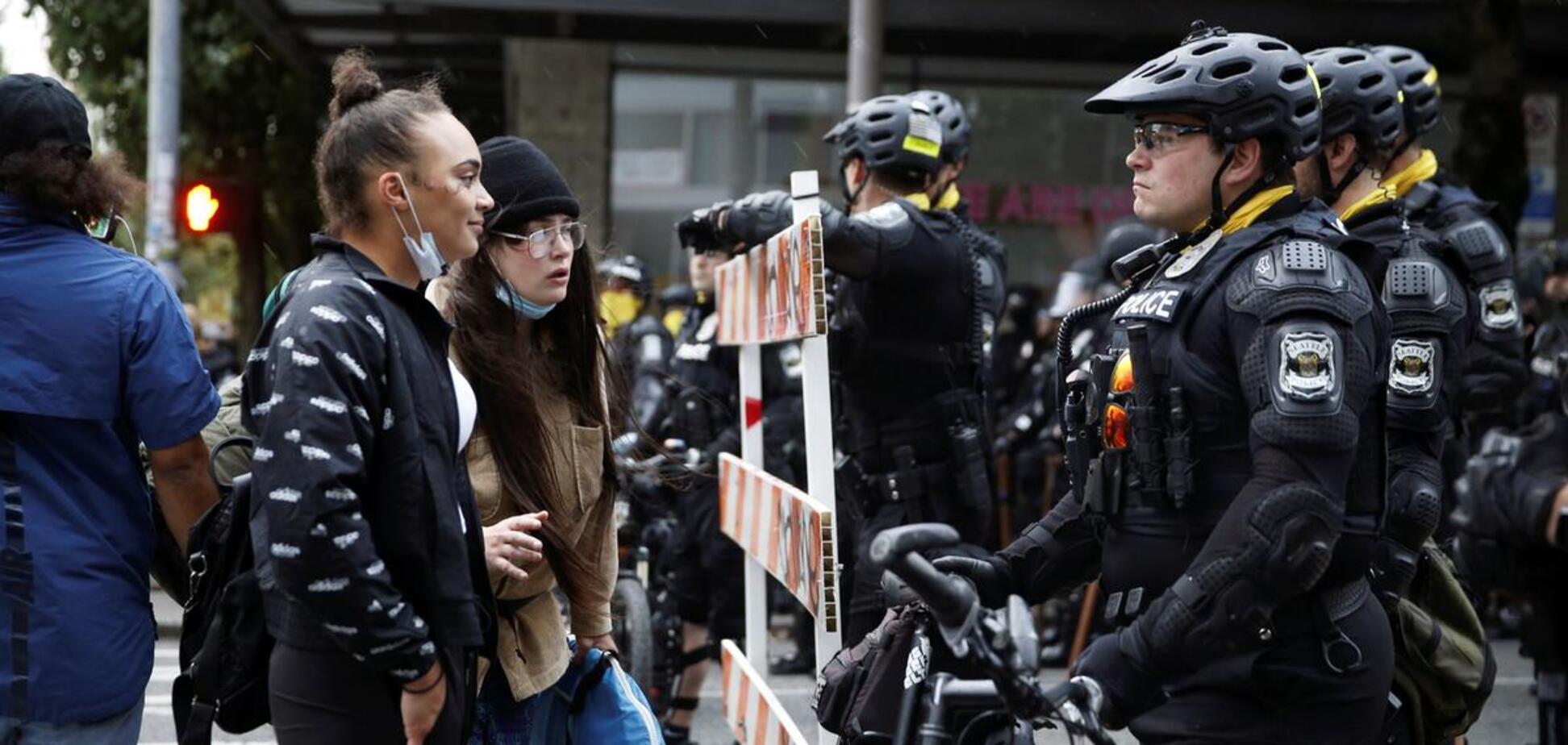 Полиция Сиэтла разогнала протестующих