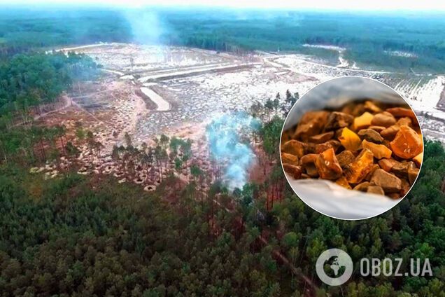 Незаконная добыча янтаря