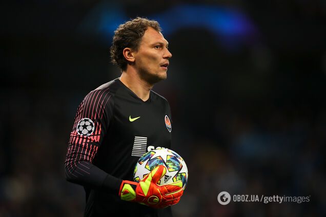 Андрей Пятов в составе 'Шахтера'