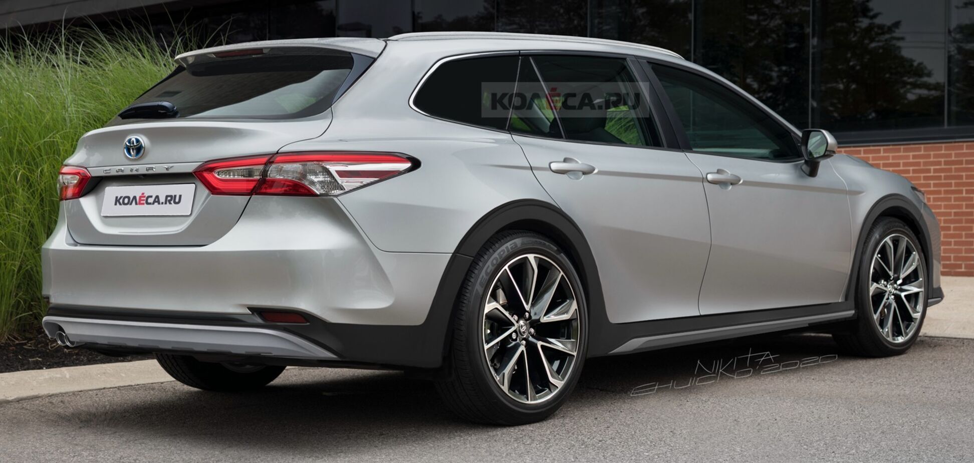 Художник реалистично изобразил внедорожник Toyota Camry. Фото: kolesa.ru