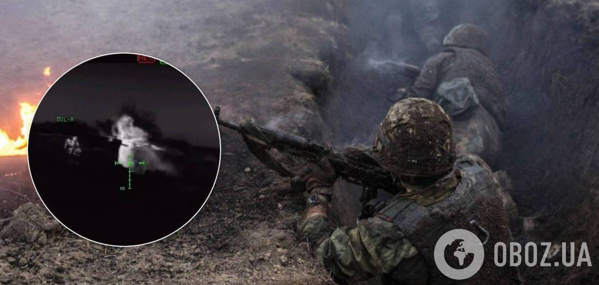 Бой с террористами на Донбассе